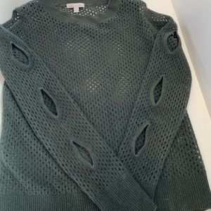 Mine Rose Cut our sleeve cashmere pullover/sweater